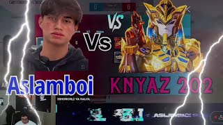 Aslamboi vs Knyaz 202//Aslamboi youtube akkauntini o'chiradimi🤔🤔🤔#aslamboi #knyaz 202