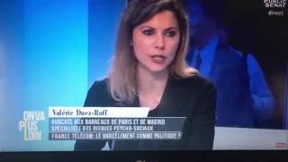 On va plus loin. Public Sénat. 7 juillet 2016. France Télécom : le harcèlement comme politique? 4/4