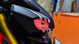 Yamaha mt15 headlights modified stickers