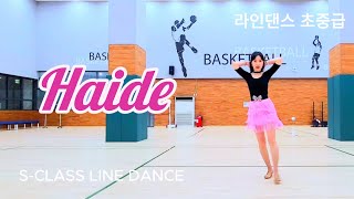 Haide Line Dance /라인댄스 초중급 / Triple X, Darren Bailey , Raymond Sarlemijn & Roy Verdonk - May 2024