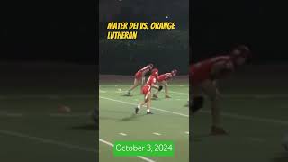 Mater Dei vs Orange Lutheran Flag Football #youtube #shorts #tahitianthunder #sports #flagfootball