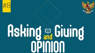 Asking and Giving Opinion Video Pembelajaran | Pendidikan | DR Ramadhan