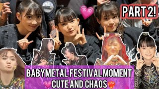 BABYMETAL - CUTE & CHAOS moments  Festival month is end! PART2 🔥 (FANCAM)