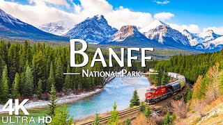 Banff National Park 4K - Stunning Footage, Scenic Relaxation Film with Relaxing Music, Nature Sounds