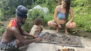 SURVIVAL in the WILD , JAMAICA, ITAL RASTA SIP, COOKING for my JAMAICAN HUSBAND, ASMR NATURE