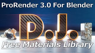 ProRender 3.0 for Blender Crash Course | Free Materials Library