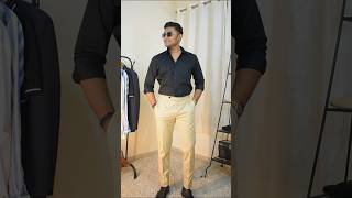 Formal Outfits For Men | Beige Trousers #viralfashion #mensfashion #styletips #formalclothes #viral