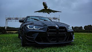 BMW M3 G80 Competition 700hp ALL BLACK | RAINY DAY | 4K