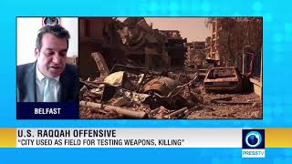 Syria’s Raqqah used as weapons test field by US: Political Analyst  Saeb Saath