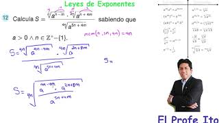 LEYES DE EXPONENTES   EJERCICIOS RESUELTOS 3