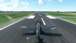 Microsoft Flight Simulator Hellcat take off