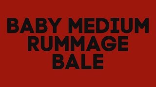 OPENING A BABY MEDIUM RUMMAGE BALE//MITUMBA BUSINESS