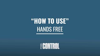 how to use hands free?