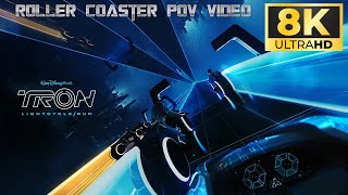 Tron LightCycle / Run Roller Coaster POV (Walt Disney World - Orlando, FL) - AI Enhanced GoPro 12