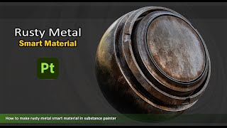 Metal Smart Material - Rusty metal (5) - substance painter