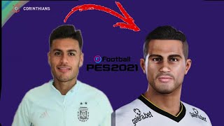 Face de Fausto Vera - Corinthians - PES 2021