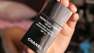 Chanel Perfection Lumiere Velvet Foundation ♥ First Impression | Zahrah Aliyah