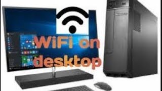 How to Connect your PC (desktop) with WiFi Router Without Using Lan cable ? ||connect wifi||||2019||