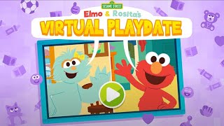 Elmo & Rosita's Virtual Playdate | Fun Sesame Street Game for Kids Ages 8 and Underp