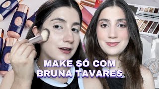 MAKE COMPLETA COM BRUNA TAVARES *mostrando todos os produtos da linha BT* | Karina Oliveira