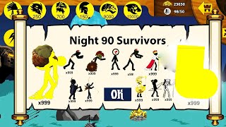 SURVIVOR LEVEL INSANE MODE NIGHT UNLOCKED NEW WARRIORS PART 11| STICK WAR LEGACY  | Bo Gaming