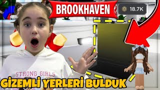 GİZLİ VE GİZEMLİ YERLERİ BULDUK ELİF İLE Brookhaven RP 10 GİZLİ YER