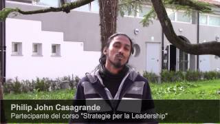 Corso "Strategie per la leadership" - Philip John Casagrande