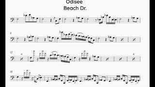 Odisse - Beach Dr. (Bassline Transcription)