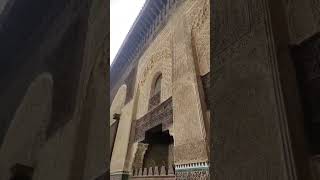 almadrasa albu3nania Fez.    #morroco #shorts #turist #fez