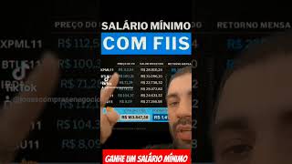 COMO GANHAR UM SALÁRIO MÍNIMO TODO MÊS COM FUNDOS IMOBILIÁRIOS #fundosimobiliarios #investimentos