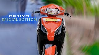 Honda Activa Black & Orange Special Edition Modified • Rare Design • PaintingFromCm