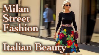 🍁 Fall 2024 Milan Street Fashion. Elegant Chic looks for every day. New season - new trends