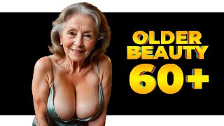 Choose Me 💛 Natural Older Woman Over 60 Attractively Dressed Classy and Beauty | Man's Dream