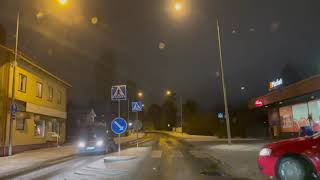 [4K] Driving in Lielahti FInland - Timelapse