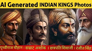 AI Made Photos of INDIAN KINGS / AI ने  बनाई भारतीय राजाओं की तस्वीर @TheScienceSystem