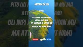 Umpasa Batak 11 #umpasabatak #budayabatak #shortsfeed #adatbatak #feedshorts #shortsvideo #shorts