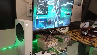 Coloquei o monitor da Duex 165 htz 27 p no Xbox séries S