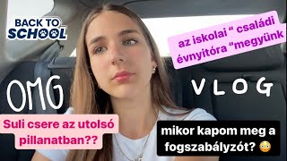 BACK TO SCHOOL ,NAPI VLOG - KEZDÖDIK A SULI.. ISKOLA BULI , FOGSZABÁLYZÓ LILINEK #svedorszag