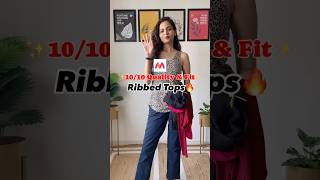 Myntra Latest Tops 🔥 #trendingshorts #viral #ytshorts #myntra #myntrahaul #tryonhaul2024 #topwear