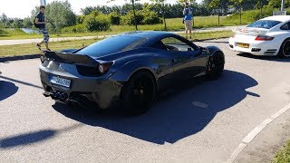 Cars & Coffee XXL 2017 | Supercars Arriving | Spyker C8, Liberty Walk 458, Aventador SV & More!