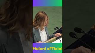 Giorgia Meloni e il suo discorso potente in politica 🎙️💼#meloni #viralvideos