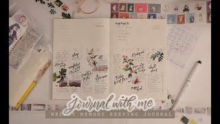 265 JOURNAL WITH ME; weekly memory keeping on my thinking of you planner