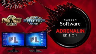 Como configurar 2 monitores com a placa de vídeo da AMD para jogar ETS 2, ATS e muitos outros jogos!