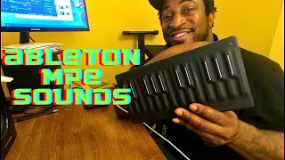 The Roli Seaboard works with Ableton MPE sounds