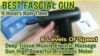 Best Deep Tissue Muscle Electric Massage Gun 1Button Control For On/Off Different Levels Of Massage