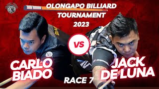 C.Biado VS J. De Luna Race 7▶ Alternate Break▶ Olongapo Billiard tournament 2023