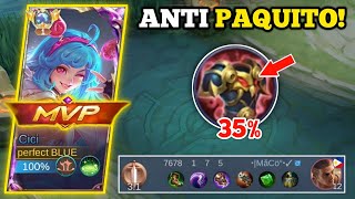 CICI ANTI PAQUITO BUILD AND EMBLEM IN MYTHICAL HONOR!‼️ (must try!) -MLBB🔥