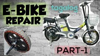 E-BIKE REPAIR- part 1 (REMOVE HUB COVER)tagalog