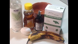 #115 DIY Banana Avocado and Egg Mask