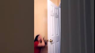 GIRL GETS HIT IN THE FACE BY A DOOR